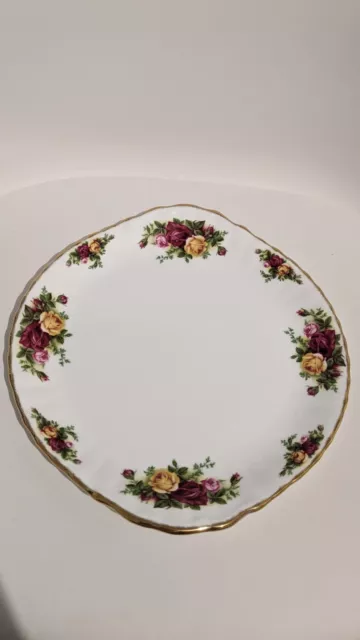 Royal Albert Old Country Rose cake sandwich plate