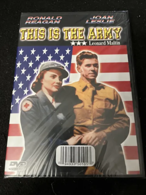 This Is The Army DVD w/ Ronald Reagan, Joan Leslie - 1943 Brand New