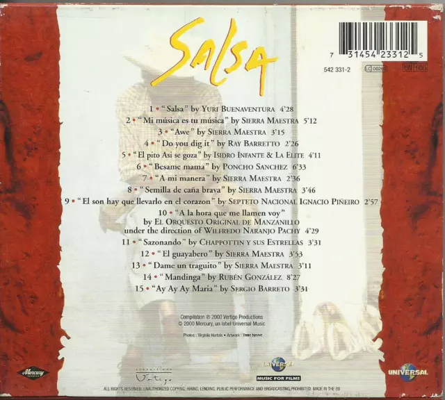 O. S. T. Salsa (2000) CD Estuche 2