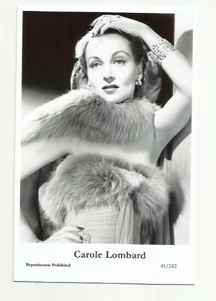 (Bx17) Carole Lombard Photo Card (41/242) Filmstar  Pin Up Movie Glamour Girl