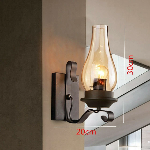 Retro Wandleuchter Licht Industrie Wand Lampe Innenbeleuchtung E27 Lampenfassung