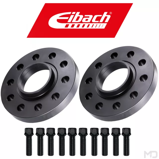 EIBACH Spurverbreiterung 15mm +Schrauben SCHWARZ passend für AUDI VW SKODA SEAT