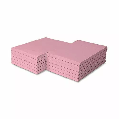 4 x 6" Pink Colored Memo Note Pads – 5 Pads per Pack, 100 Sheets per Pad