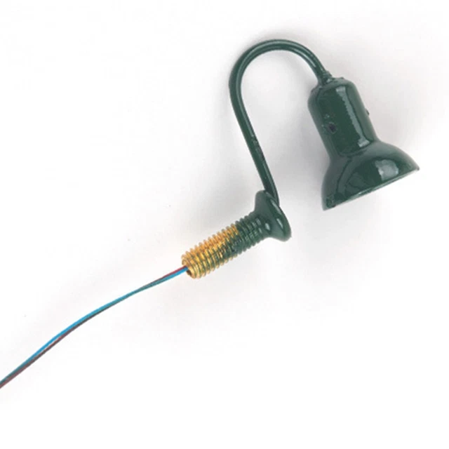 Lampadaires HO 1:87 – Lot De 5, éclairage LED – Pour Réseaux De Trains Miniatures, 13,8 Cm