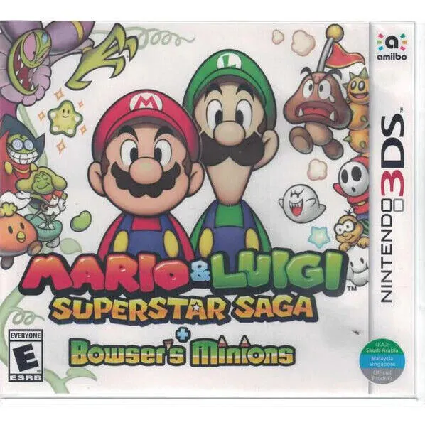 Mario & Luigi: Superstar Saga + Bowser's Minions - Nintendo 3DS Factory Sealed