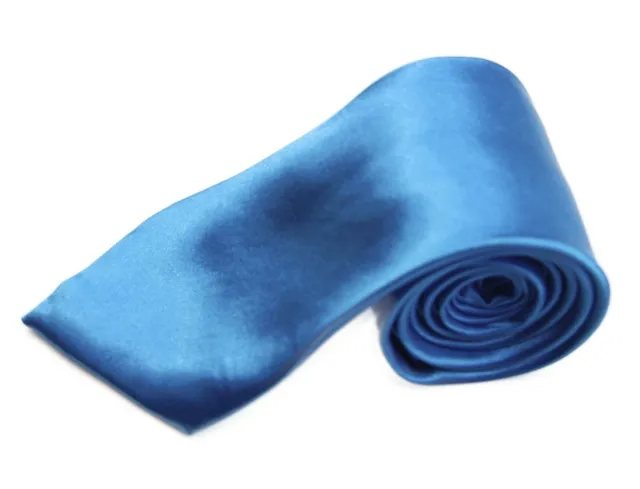 Santorini Blue Mens Ties Formal Wedding Male Neck Tie Formal