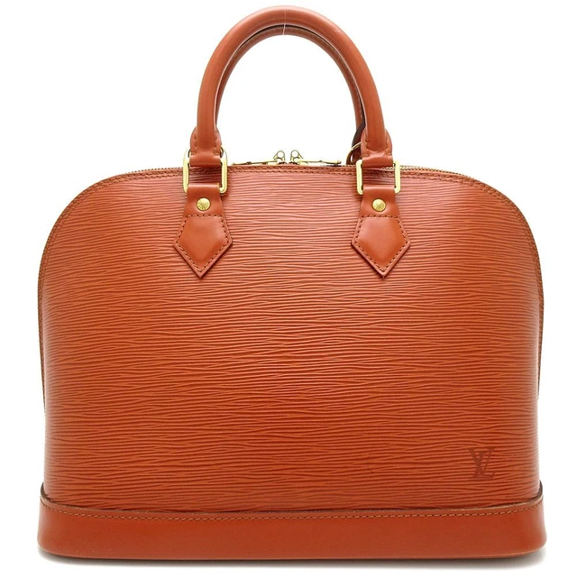LOUIS VUITTON Epi Leather Handbag Alma M52143 Kenya Brown /350291 LOUIS VUITTON Epi Leather Handbag Alma M52143 Kenya Brown /350291