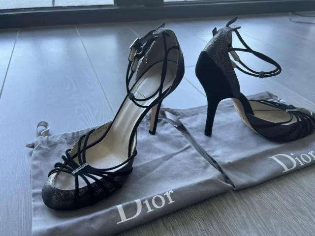 Christian Dior Women’s Shoes Black Heels Size 39 Vintage Y2K 2000s