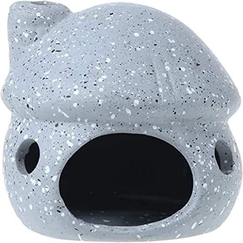 Aquarium Decorations Mushroom House Ceramic Cave, Betta Fish Hideout Breeding...