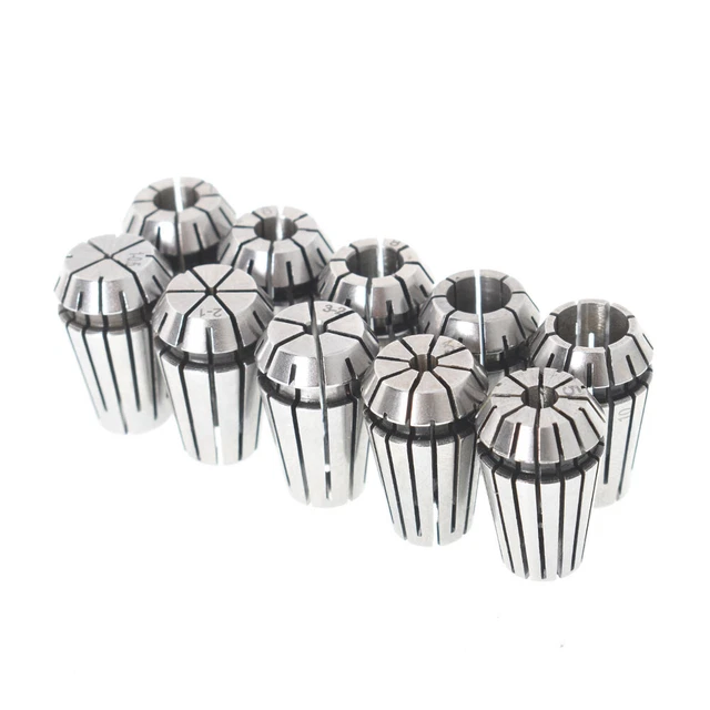 10 Pack 1-10mm ER16 Spring Collet Set For CNC Milling Lathe Tool Machine New