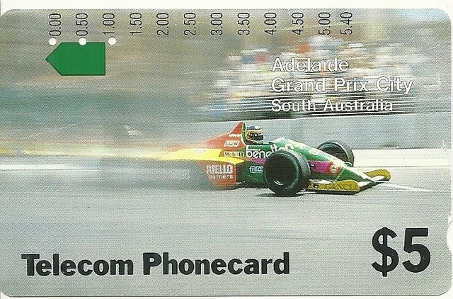 Rare / Carte Telephonique Australie - Grand Prix Formule 1 Adelaide F1 Phonecard