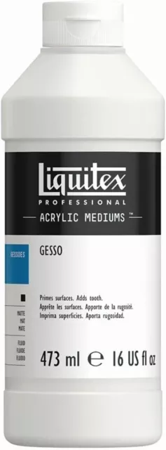 Liquitex 5316 Professional Gesso Acrylfarben Primer 473ml weiß NEU OVP