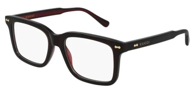 Gucci GG0914O 003 Brown Rectangular Men's Eyeglasses