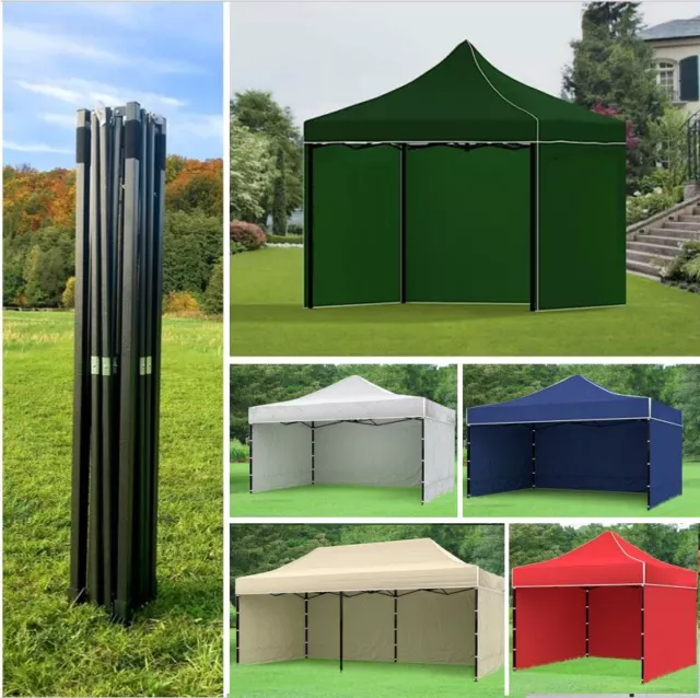 3x3 - 3x6m Faltpavillon Partyzelt Gartenzelt Klappzelt VIELE FARBEN TOP PREIS