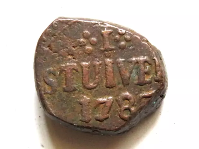 Ceylon. 1787-C Stuiver..  Fine+