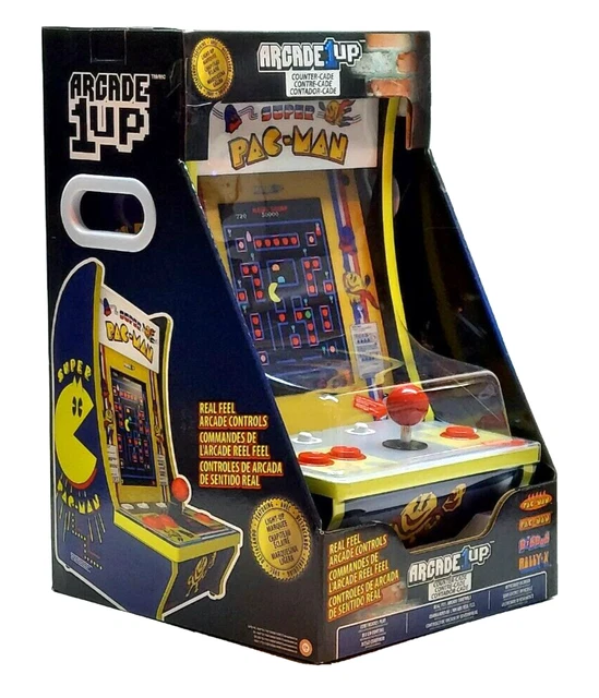 ARCADE1UP SUPER PAC Man Countercade Arcade Game 4 Games ***OPEN BOX ...