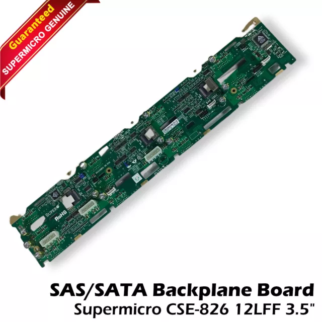 Supermicro SAS826A 12x 3.5" SAS/SATA 3GB Slot Server Backplane for SC847A SC826