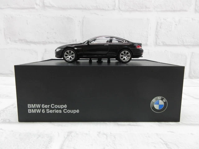 BMW Série 6 Coupé 1/43 – Minichamps – Noir – 2006 – Miniature Métal Boîte