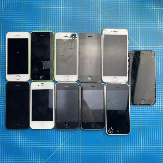 11x Apple iPhone 5s/SE/6s Joblot Spares Repairs Damaged Faulty