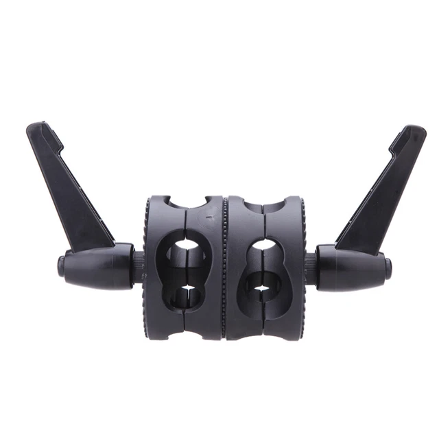 Abrazadera angular de cabeza de empuñadura giratoria doble para brazo de estudio soporte reflector T0O7