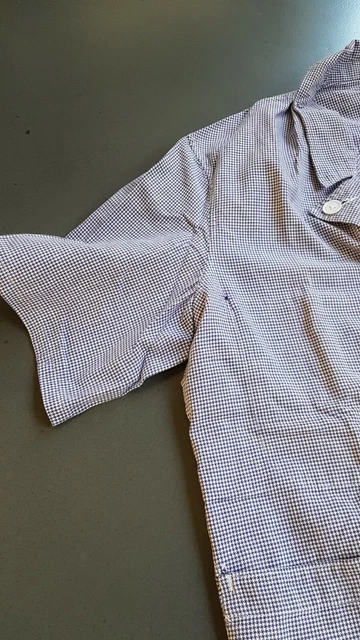 Lot De 2 Vestes De Travail Boucher Vintage Robur Bleu Taille M - Neuf Avec étiquettes