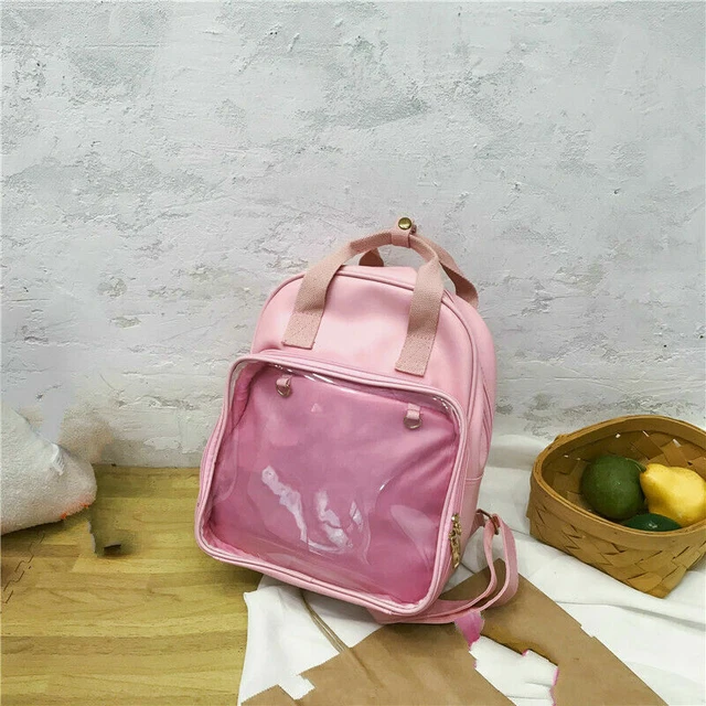 Cute Lolita Girls Ita Bag Transparent Itabag Travel School Bag Backpack Handbag