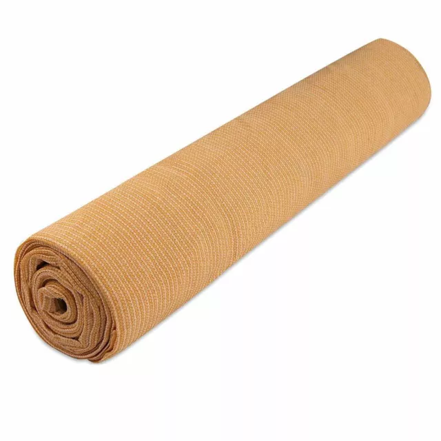 Rete Ombreggiante Ultra Telo Ombra 99% Frangisole Frangivista 50mt 300 Gr beige