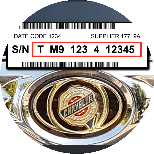 CHRYSLER JEEP DODGE Radio Pin Code NUR für Panasonic mit TM9