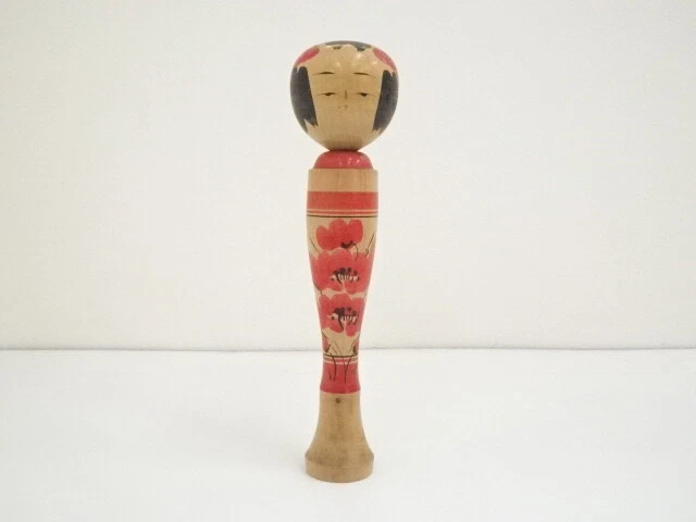 44164# TRADITIONAL JAPANESE CRAFT / KOKESHI DOLL (25.7 cm)/ ARTISAN WORK