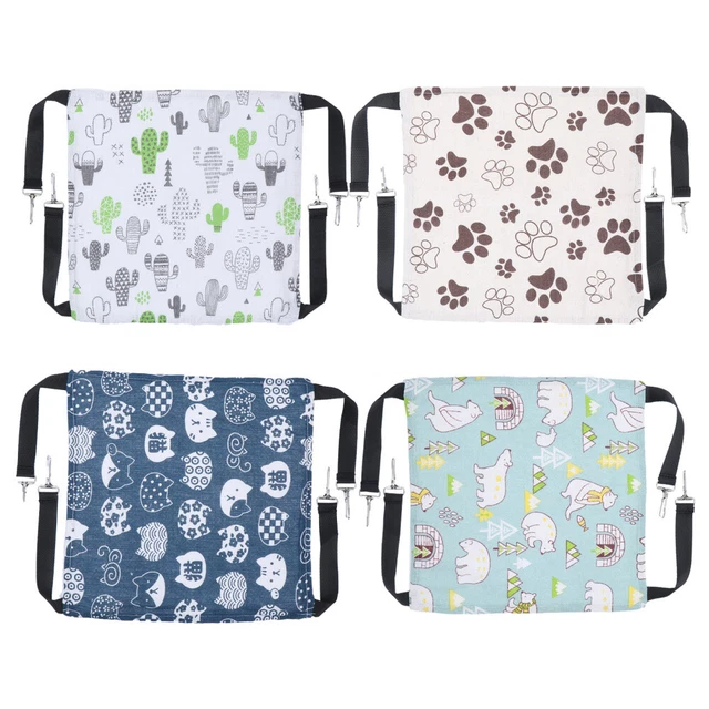 4 piezas hamaca para mascotas de algodón accesorios para mascotas cama para hámster