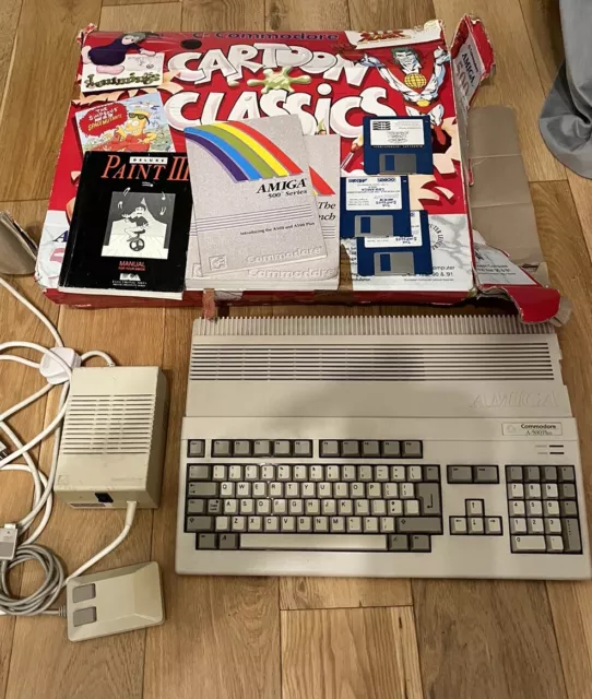 Commodore Amiga A 500 Plus With Box Fully Tested