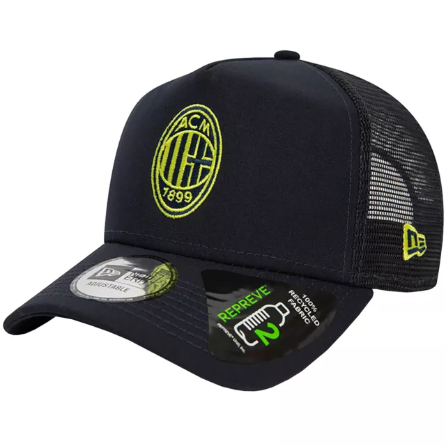 Cap Herren, New Era League Essentials Trucker AC Milan Cap, Dunkelblau