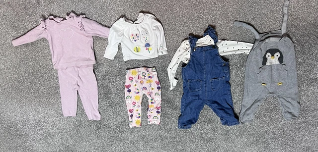 Abbigliamento bambina 9-12 mesi pacchetto set di cura materna M&S
