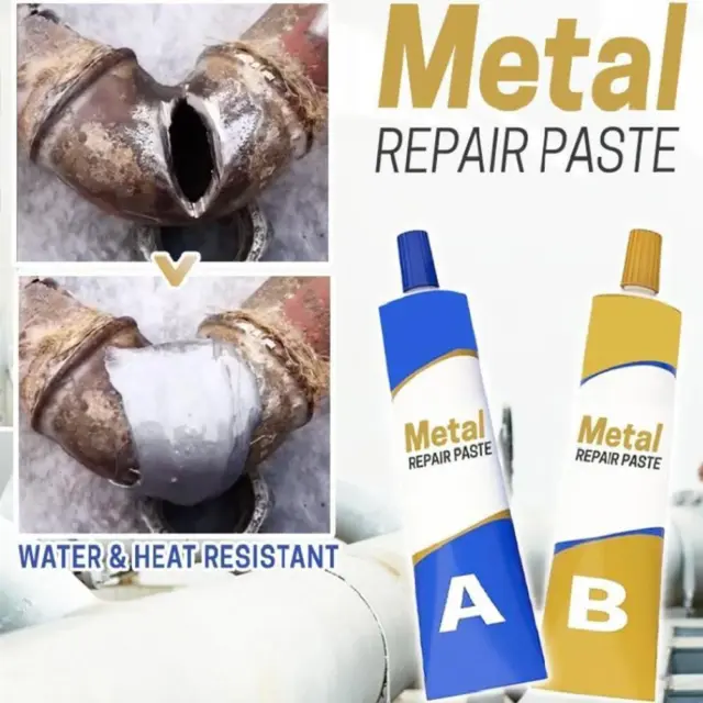 Permanent Metal Repair Paste Set 20/50/80/100g HOT Water Resistant Heat H0T3