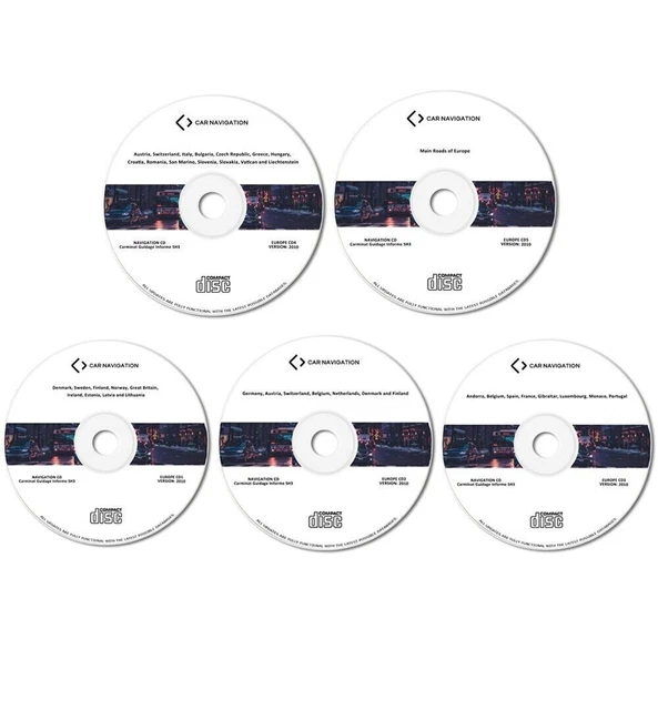 Navigazione Aggiornamento Mappa CD per SH3 Guidage Informe Clio Megane Laguna Scenic