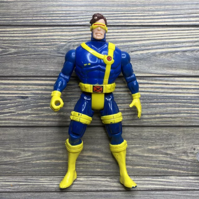 Vtg Cyclops X-Men Action Figure 10.5” 1993 Marvel Comics Toy Biz Inc