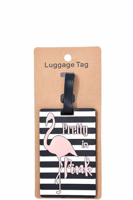 Flamingo, Pink travel/bag/luggage Tag/accessories