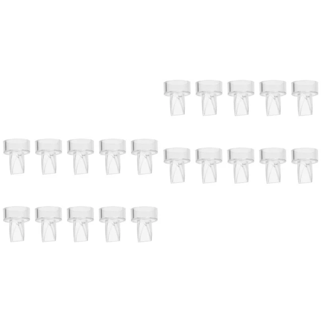 20 piezas de accesorios de extractor de senos colección válvula de silicona taza bebé