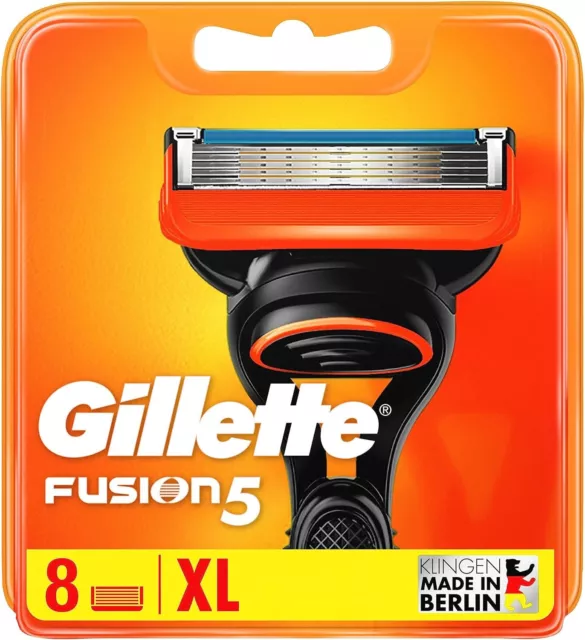 Gillette Fusion5 Rasierklingen 8 Stück - Orignalware! - Versand im Blister