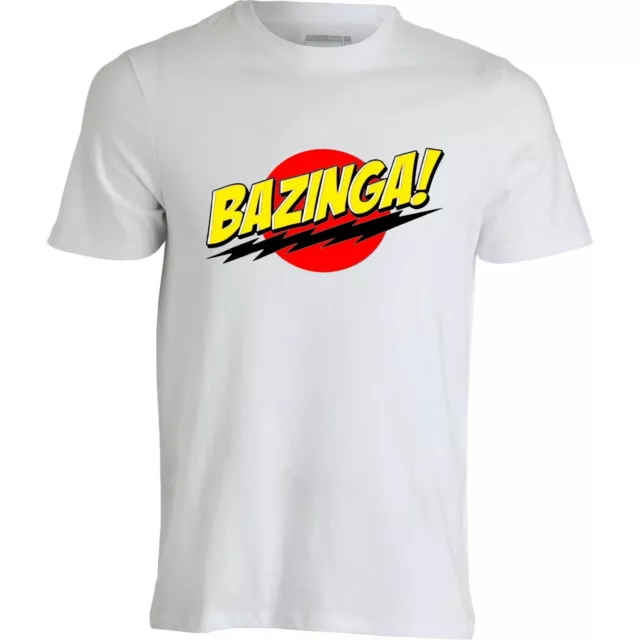Maglietta BAZINGA - big bang theory sheldon cotone t-shirt maglia tshirt tv