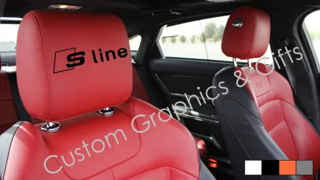 5X MINI COOPER headrest leather car seat stickers decals 10cm x 4.4cm A335  £4.50 - PicClick UK