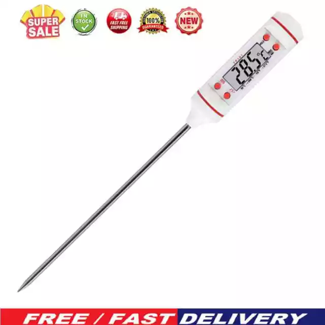 Digital Thermometer Küche Kochen BBQ Fleisch Sonde Temperatur Messgerät