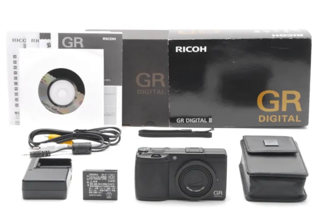【Top MINT in Box】RICOH GR Digital II 10.1MP digital Camera black From JAPAN