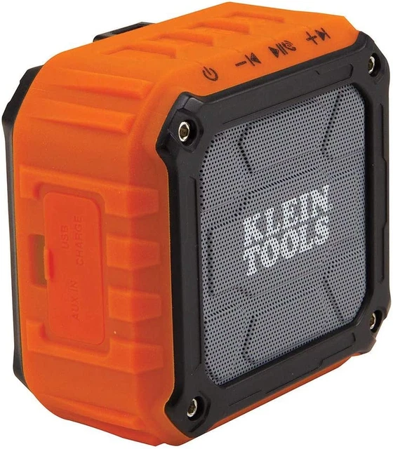 AEPJS1 Bluetooth Speaker, Wireless Portable Jobsite Speaker Plays Audio and Answ