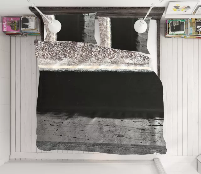 Cuscini letto 3D grigio nero H9266 coperta piumone Skromova Marina Erin