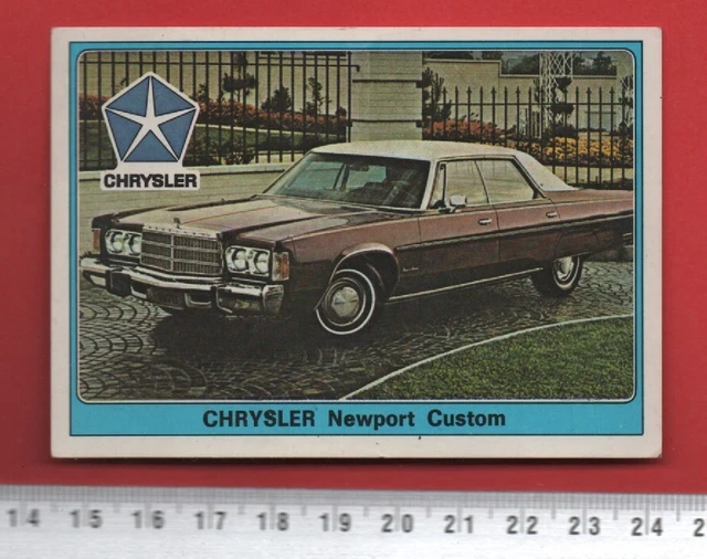 Panini Super Auto Vignette 79 - Chrysler Newport Custom -  Autocollant *041*