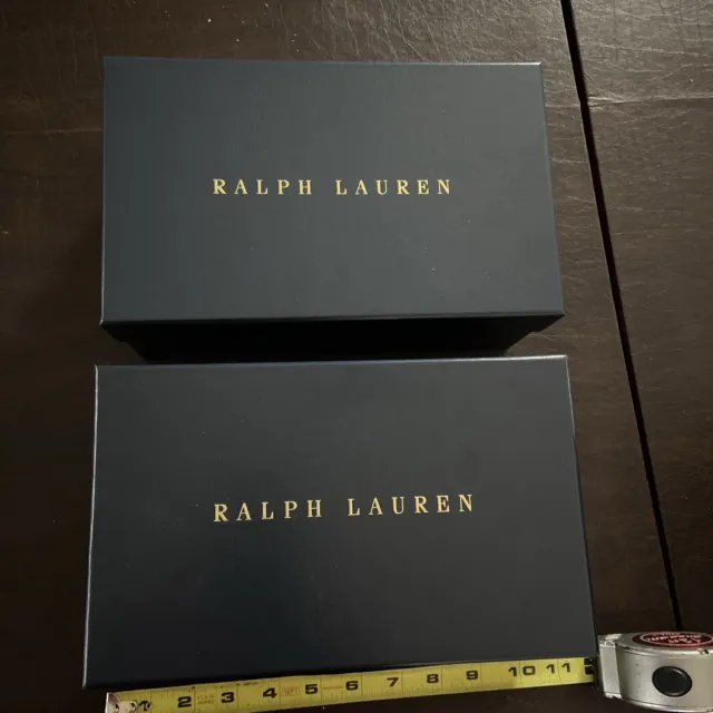 Ralph Lauren Empty Gift Boxes 2 Boxes 10x6.5x4