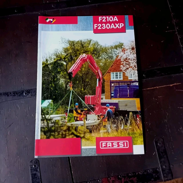 FASSI BERGAMO HYDRAULIC Cranes F210A F230AXP Trucks Crane Original ...