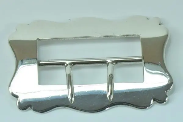 Cintura fibbia cintura argento sterling 925 Inghilterra 1899 belt clasp top