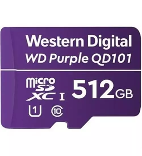 NEW Western Digital WDD512G1P0C Purple 512 GB microSDXC - 3 Year Warranty